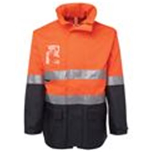 Clothing Hv L Line Jacket Orange Navy Large